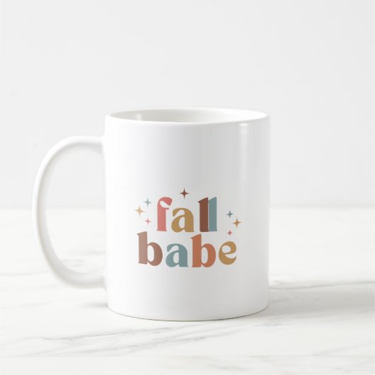 秋バベ コーヒーマグカップ (左)