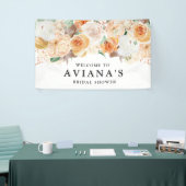 秋バラリリーフローラブライダルシャワー歓迎 横断幕 (トレードショー)