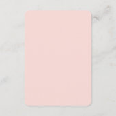 秋バルーンエレファント赤ちゃんシャワーブックリクエスト エンクロージャーカード (裏面)