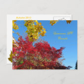 秋バンクーバーBCはがき ポストカード (正面/裏面)