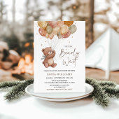 秋バーリーウェイベビーシャワー男女兼用 招待状