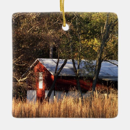 秋バーンインセントラルメリーランド セラミックオーナメント (正面)