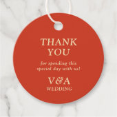 秋バーンドオレンジサンキュー結婚ズ フェイバータグ (正面)