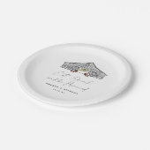 秋バ結婚ン引用文 ペーパープレート (アングル)