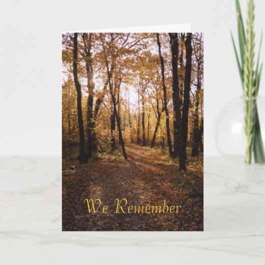 秋パス1、We Remember カード (正面)