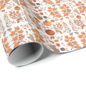 秋パターンデザイン ラッピングペーパー (ロールコーナー)