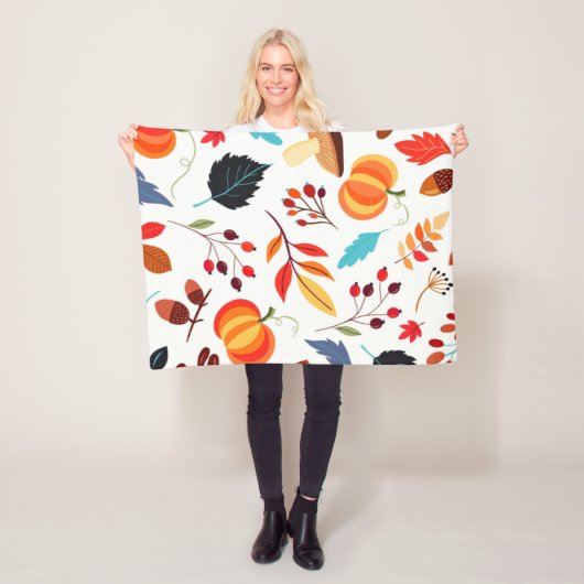 秋パターンベビーフリースブランケットギフト フリースブランケット (インサイチュ)