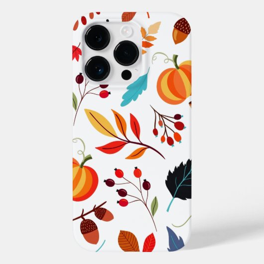 秋パターン秋 Case-Mate iPhoneケース (裏面)