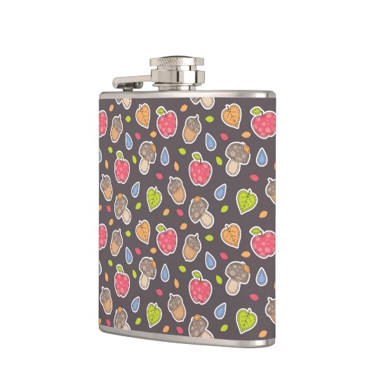 秋パターン フラスク (左)