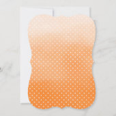 秋パンプキグラデーションン |ベビーシャワー招待状 招待状 (裏面)