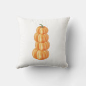 秋パンプキンウォーターカラーファームハウス装飾 クッション (裏面)