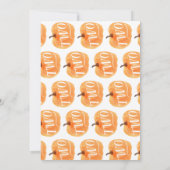 秋パンプキンオータムセカンド誕生日クラフト素朴 招待状 (裏面)