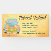 秋パンプキンオータムハーベストフェスティバル 横断幕 (横)