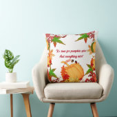 秋パンプキンオータムベリーデカラフルエプル葉ズ クッション (椅子)