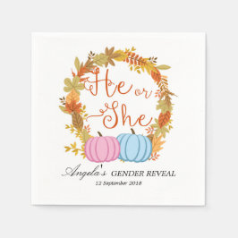 秋パンプキンカクテル紙ナプキンス スタンダードカクテルナプキン