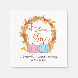 秋パンプキンカクテル紙ナプキンス スタンダードカクテルナプキン