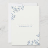 秋パンプキンギナージャールチノワセリーブライダルシャワー 招待状 (裏面)