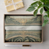 秋パンプキングリーン離れアールヌーボーデクページ 薄葉紙 (ギフト)