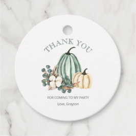 秋パンプキンサンキュー フェイバータグ