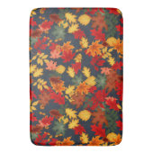 秋パンプキンスパイスハロウィンサンクスギビングパンプキンズ バスマット (正面縦)