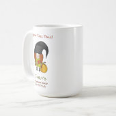 秋パンプキンスパイスパーソナライズされた コーヒーマグカップ (正面左)