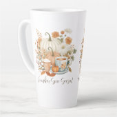 秋パンプキンスパイスラテフローラ紅葉 カフェラテマグ (左アングル)