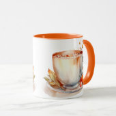 秋パンプキンスパイスラテ | 秋のコージー マグカップ (正面右)