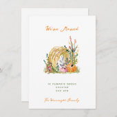 秋パンプキンス&ヘアベール引っ越しました新しいアドレス 案内状 (正面/裏面)