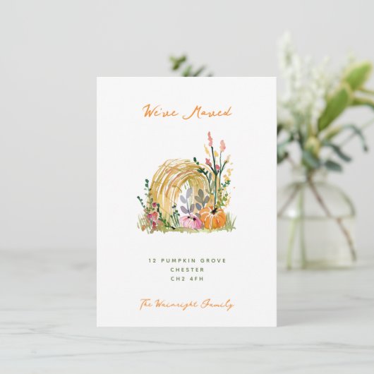 秋パンプキンス&ヘアベール引っ越しました新しいアドレス 案内状 (スタンド正面)