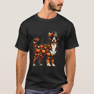 秋パンプキンズアペンツェラーセンネンハンキュートシェイプティー Tシャツ