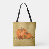 秋パンプキンズオールオーバープリントトートバッグ トートバッグ (裏面)