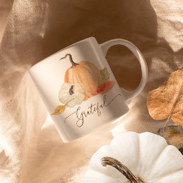 秋パンプキンズベトリーウォーター色紅葉 コーヒーマグカップ