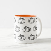 秋パンプキンズマグ ツートーンマグカップ (正面右)