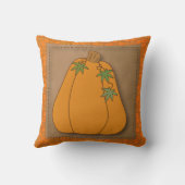 秋パンプキンデザイン クッション (裏面)