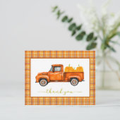 秋パンプキントラックサンキューカード シーズンカード (スタンド正面)
