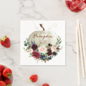 秋パンプキンナプキンカクテルナプキン スタンダードカクテルナプキン (インサイチュ)