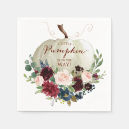 秋パンプキンナプキンカクテルナプキン スタンダードカクテルナプキン