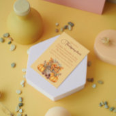 秋パンプキンハーベストサンクスギビングディナーホリデー ポストカード