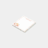 秋パンプキンパステルオレンジサンクスギビング名 ポストイット (アングル)