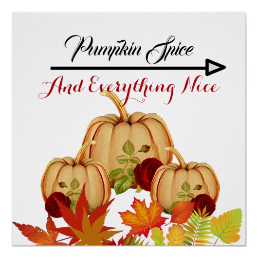 秋パンプキンパッチサインファームハウスハーベオーガニックスト ポスター (正面)