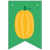 秋パンプキンパッチ1st誕生日パーティーテーマ バンティングフラッグ (第1の旗)