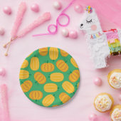 秋パンプキンパッチ1st誕生日パーティーテーマ ペーパープレート (パーティー)