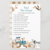 秋パンプキンファーム動物を見つけるゲストゲーム (正面/裏面)