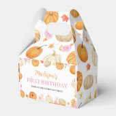 秋パンプキンフローラガール誕生日 フェイバーボックス (裏面サイド)