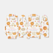 秋パンプキンフローラガール誕生日 フェイバーボックス (折り畳みなし)