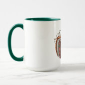 秋パンプキンブックラバーブックハロウィーン マグカップ (左)