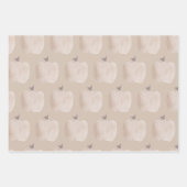 秋パンプキンブラウンボホ ラッピングペーパーシート (正面2)