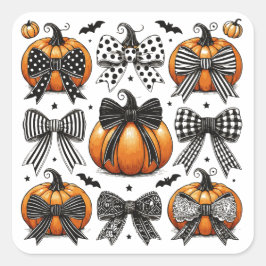 秋パンプキンボウ スクエアシール