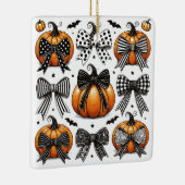 秋パンプキンボウ セラミックオーナメント (右)