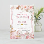 秋パンプキンボホコケットブライダルティーパーティー 招待状 (スタンド正面)